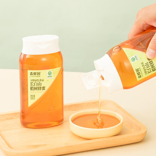 森蜂园椴树蜂蜜500g(绿色食品)(扁扁瓶) 商品图1