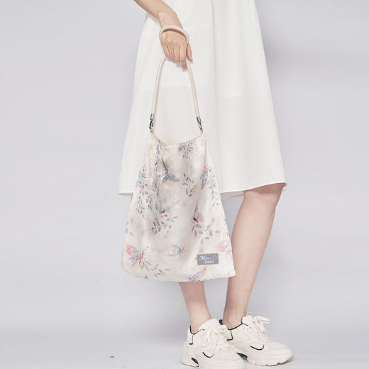 物兮物 博物志系列 蝴蝶印花 单肩包 商品图2