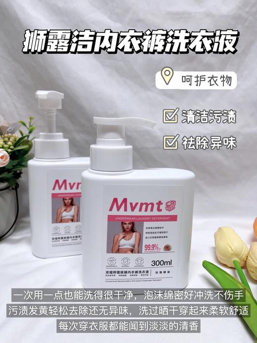 买三送一！无补！狮露洁植物萃取内衣洗衣液300ml/瓶  25Y06042- 商品图5