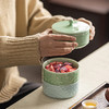 【陶瓷带盖果篮】中式陶瓷带盖干果收纳盒茶室糖果零食茶点盘可叠加家用客厅点心盒 商品缩略图5