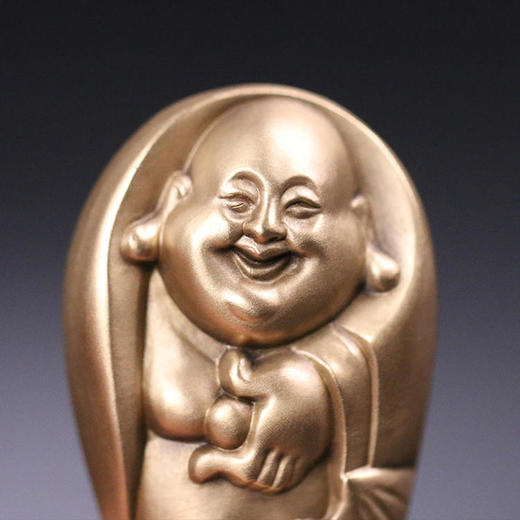 【沈阳造币】弥勒佛·铜佛手把件 商品图3