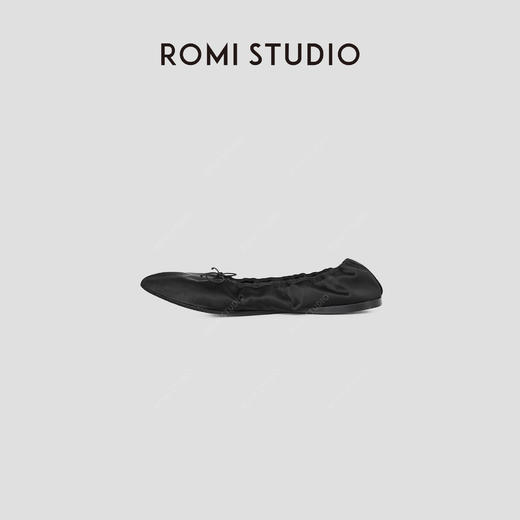 ROMI STUDIO“精致优雅”桑蚕丝和羊皮革平底芭蕾舞鞋 RWCRP31718 商品图1