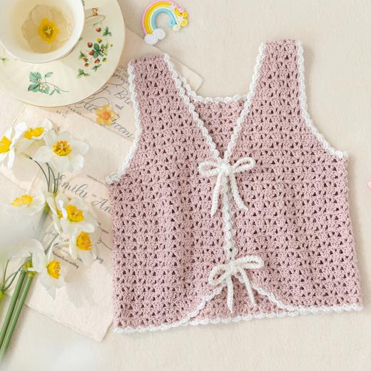 苏苏姐家双面两穿背心手工diy编织钩针毛线团自制衣服材料包 商品图1