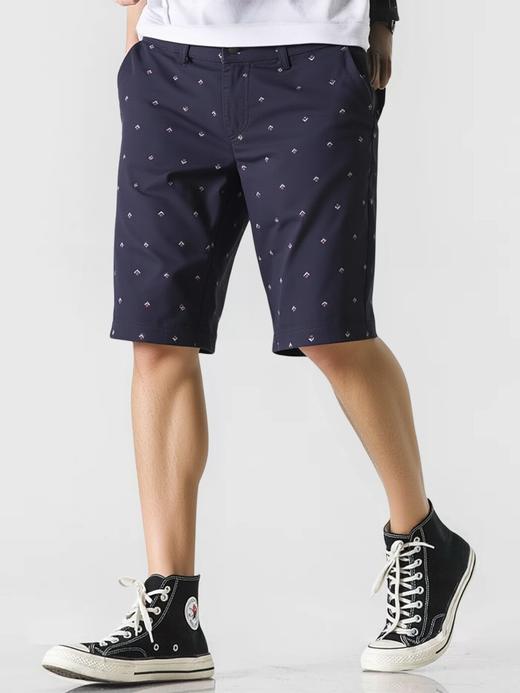 佐丹奴男装25年新款凉感180度半橡筋腰头短裤（冰冰裤）01105218 商品图1