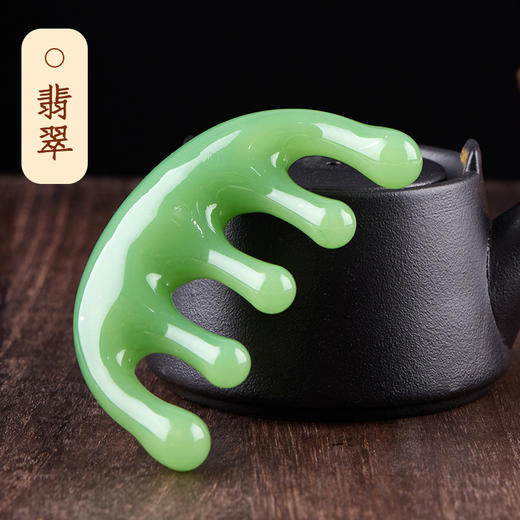 五齿经络按摩梳树脂大齿头部穴位按摩头疗神器五爪减压便携小梳子 商品图2