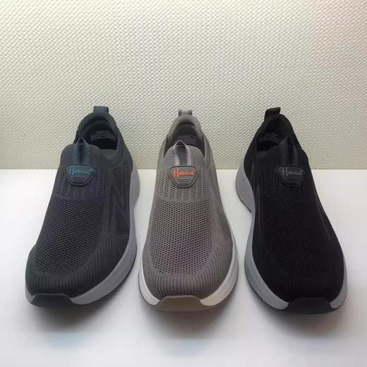 豪行夏新款15200031时尚飞织男鞋超轻休闲运动舒适软底防滑爸爸鞋 商品图2