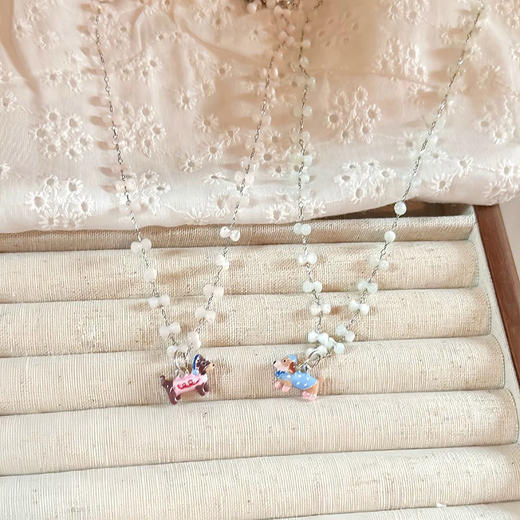 女款可爱腊肠狗系列项链纪念日百货162203732 商品图0