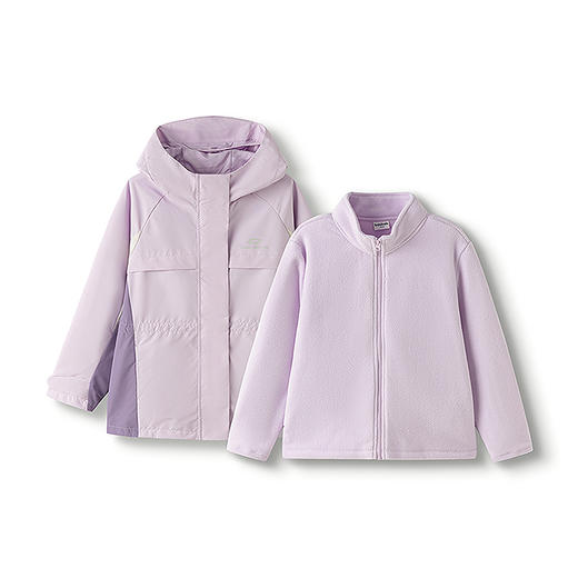 【风壳衣】巴拉巴拉女童外套儿童上衣2025秋装户外防水透湿两件套 商品图4