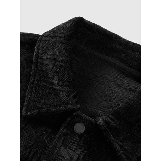 GXG男装 雪尼尔提花潮流翻领休闲夹克外套  冬季热卖 商品图2