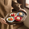【四方山茶花小蝶】禅意茶点盘中式复古陶瓷果盘家用客厅零食盘糖果盘水果盘干果盘 商品缩略图2