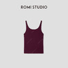ROMI STUDIO 欧洲进口亚麻精梳棉混纺轻柔U领吊带背心 RWCRS64056 商品缩略图1