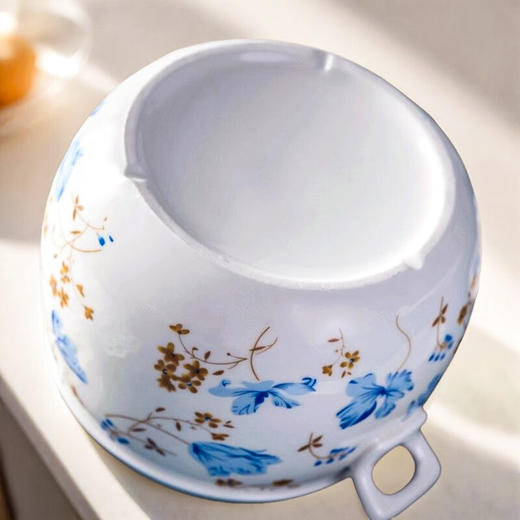 【兰花双盖炖盅】复古陶瓷炖盅家用隔水炖汤盅带盖燕窝蒸蛋盅煲汤小号瓦罐汤锅 商品图5