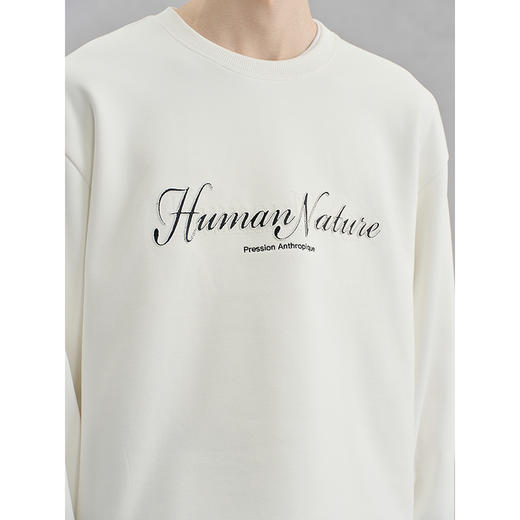 GXG男装  双色简约宽松通勤圆领卫衣 24冬热卖G24X314039 商品图4