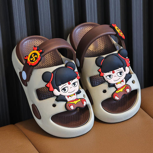 哪吒男童凉鞋软底防滑2025新款儿童凉鞋中小童运动沙滩鞋子 商品图7