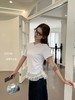 【YW】无忧购“清仓大促”韩系温柔甜美蕾丝花边设计感T恤X2512#（截单后3-5天发货) 商品缩略图5