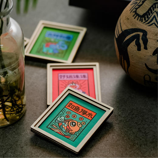 甲马系列木制冰箱贴 商品图1