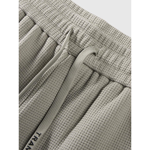 GXG男装 针织休闲五分裤简约刺绣小标通勤短裤男裤 2025春季热卖 商品图2