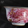 问鼎汝瓷鼎峰柴窑青蒿二才盖碗（矾红龙纹） 商品缩略图4