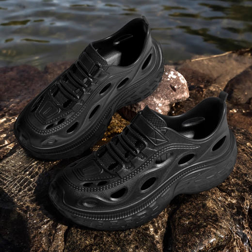 热卖！水陆两穿！【单拍不发货，加购2双到手49.9元】茧墨 情侣款EVA溯溪鞋 洞洞凉鞋 户外休闲 透气循环 柔软轻便 TY11 商品图8