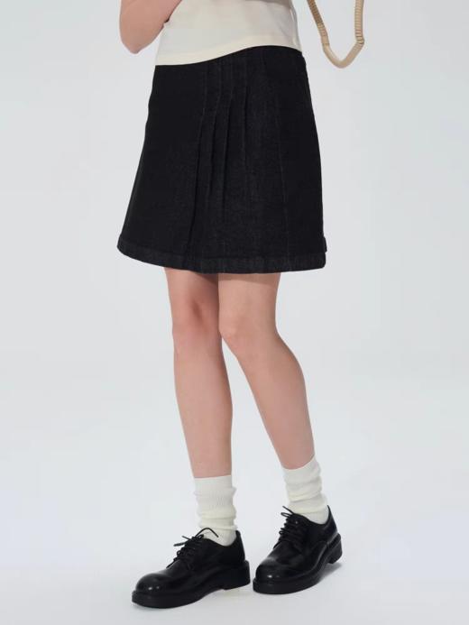 LIVINGTOWN/ LT复古不规则牛仔半裙 商品图1