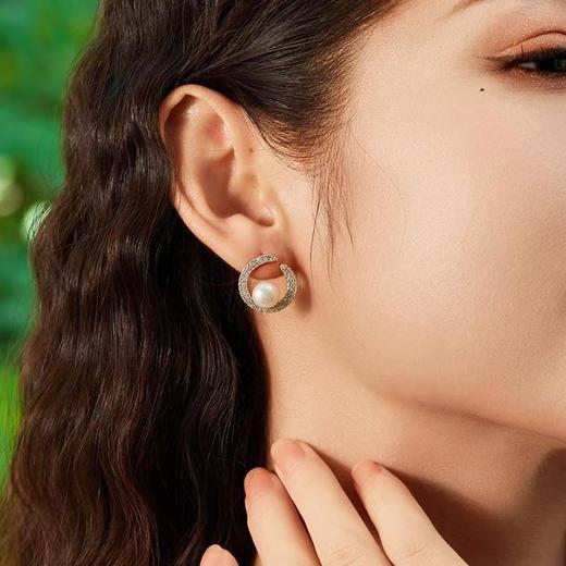 【618特惠套装】珀光浮匣珍珠耳钉胸针三件套，拍下不退不换！ 商品图8