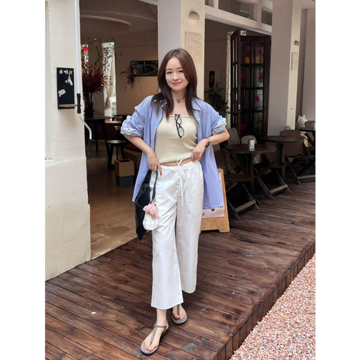 2506316   the r0w 80支棉 八分裤，极简风 商品图2