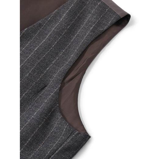 GXG男装   高支全毛条纹西装马甲男通勤  G24XF94005 商品图3