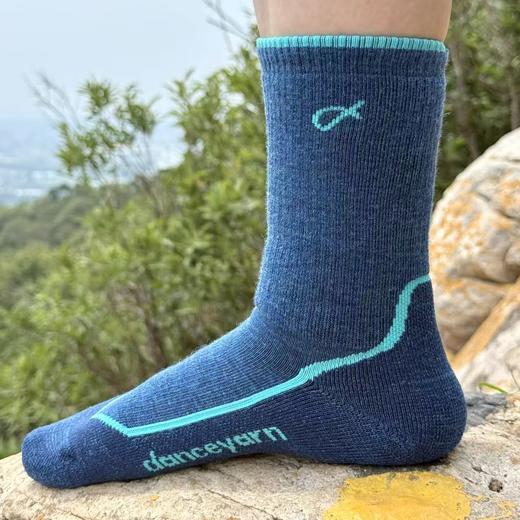 徒步中国danceyarn H5396重量中筒美丽诺羊毛雪山徒步袜保暖蓄能包裹防异味 商品图2
