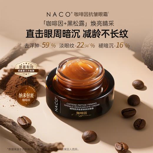 【老客专属福利】NACO 咖啡因多肽紧致抚纹眼霜30ml 商品图0