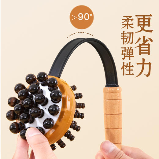按摩锤子敲打棒木质经络拍打健身捶手动背部腿肩颈按摩器敲背锤子 商品图2