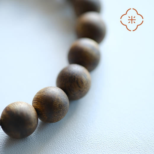 米马饰物 “舍得”奇楠10mm手钏 自己开料才有的正圆大颗 商品图4