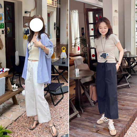 2506316   the r0w 80支棉 八分裤，极简风 商品图0