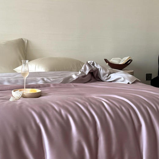 自然醒60支兰精天丝纯色双拼单品被套被罩HS 商品图3