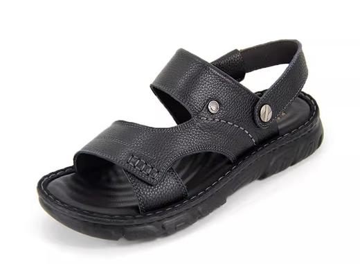 豪行夏季新款15255632真皮男士凉鞋软底防滑鞋托两用透气沙滩凉鞋 商品图1