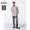 GXG男装 粉色基础时尚免烫翻领长袖衬衫男士   秋季热卖G24X033037 商品缩略图1