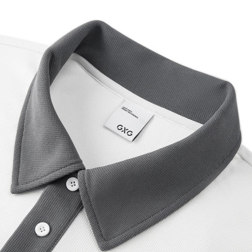 GXG男装 撞色条纹polo衫时尚好搭日常男士 夏季热卖G24X242040 商品图2