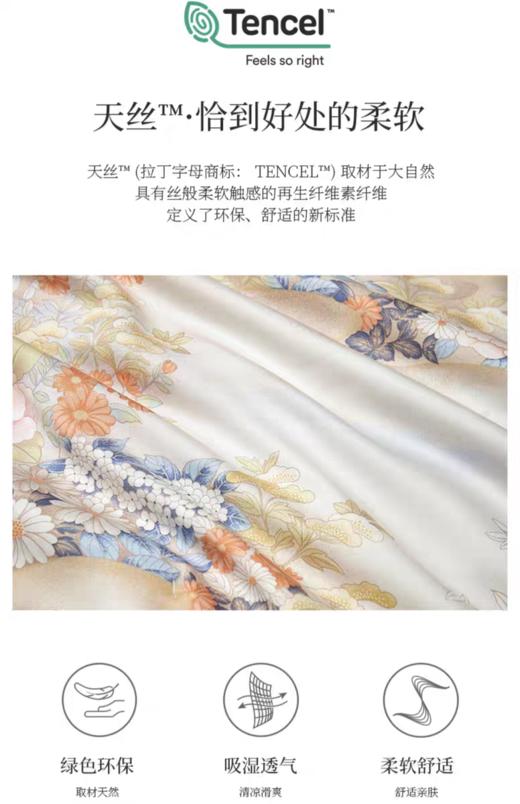 惠谊滑爽天丝™空调被 满溪江畔抗菌夏被 商品图2