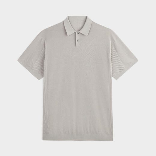 GXG男装 简约设计毛织polo衫男 24年夏季热卖G24X242041 商品图4