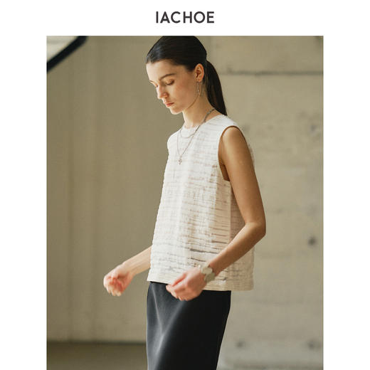 棉仓3631503006-IACHOE肌理背心 商品图2