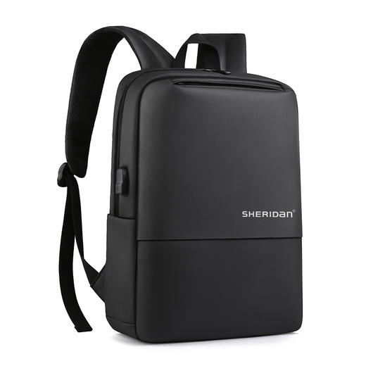 SHERIDAN喜来登商务休闲双肩背包SHB240503  黑色 29*14*41cm 商品图3