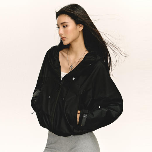 Ariseism 美式复古多色连帽夹克外套女2025春季新款休闲百搭上衣 商品图3