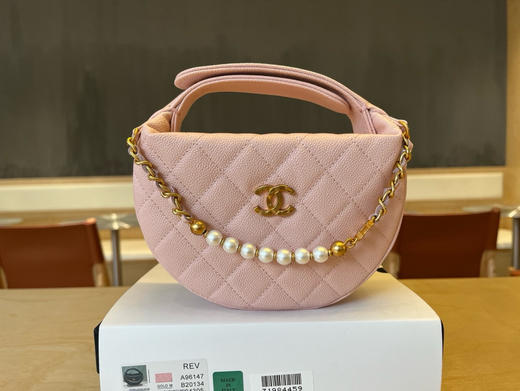 夏季特惠💰980 原单香奈儿A96147 25s珍珠链条呼啦圈包 商品图1