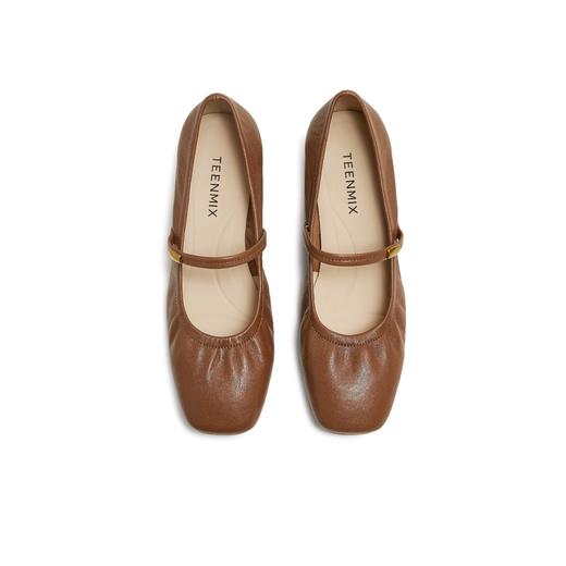 【云粉节】 BF楼天美意复古粗跟玛丽珍皮鞋女浅口单鞋高跟鞋2025夏季新款BI283CQ5吊牌价899，活动价499 商品图3