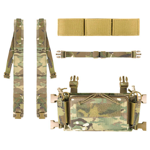 【多格收纳 X型交叉背带 结实耐造】户外真人CS海狸款D3CRM战术胸挂500D消光尼龙（4色可选）ds（dq） 商品图4