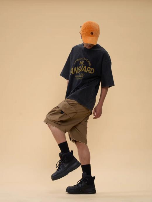 GYOZA PASTA/GP25W-C041/宽松五分休闲大兜工装短裤男 商品图2