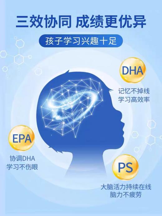 澳洲EZZ高纯度海藻油超级DHA脑力素60粒 商品图3