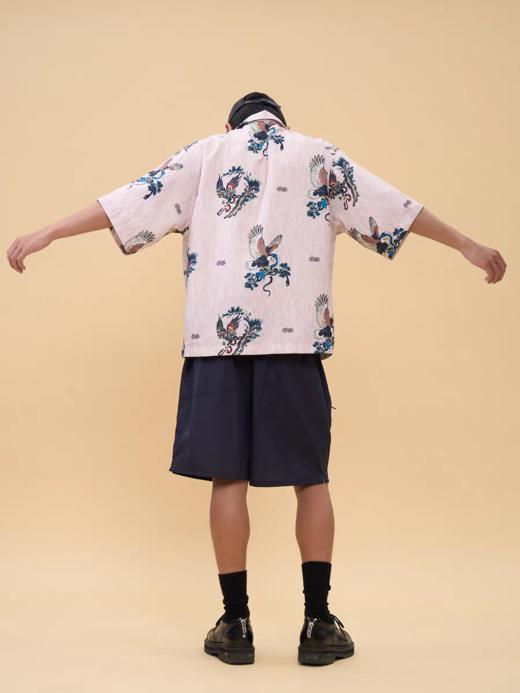 GYOZA PASTA/GP25AW-C045/古巴领短袖衬衫花衬衫衬衣 商品图4