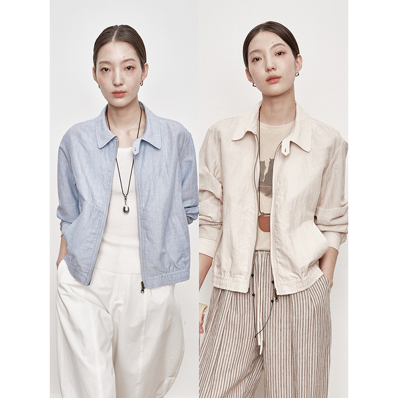 UMILAB｜海风*率性老钱 呼吸感亚麻棉 重工轻薄休闲夏季外套C939W