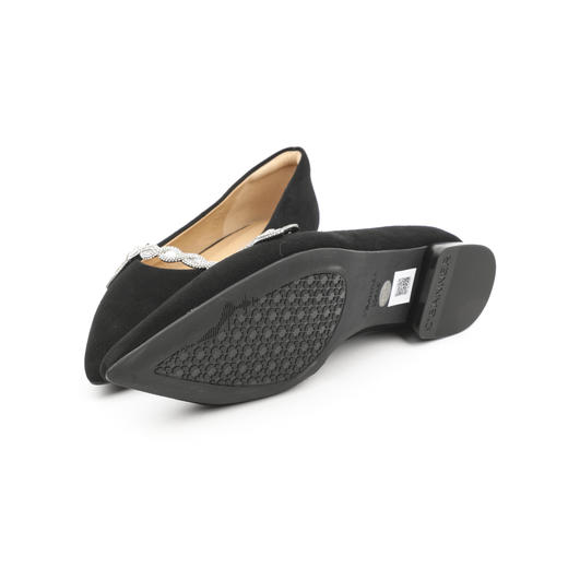 【云粉节】BF千百度低跟鱼尾钻带玛丽珍鞋女2025秋季新款宴会浅口单鞋A25479368吊牌价1059活动价847 商品图3