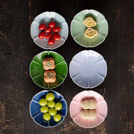 【风韵高脚盘】陶瓷高脚盘茶点盘供盘点心盘复古禅意零食小吃碟中式糖果盘水果盘 商品图9